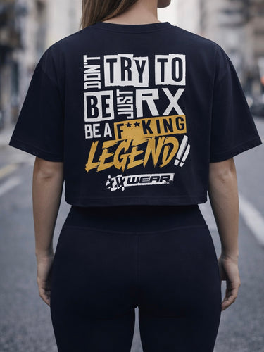CAMISETA CROP LEGEND OVERSIZE