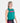TITAN WEAR CAMISETA CROP SIN MANGAS ECOACTIVE (3,2,1 GO!!! Teal/Pink)