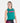 TITAN WEAR CAMISETA CROP SIN MANGAS ECOACTIVE (3,2,1 GO!!! Teal/Pink)